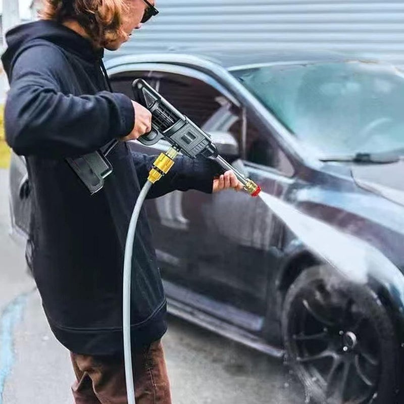 DOZERA Cordless 48V Electric High Pressure Car Washer Machine Gun with Accessories 3 in 1 Nozzle with 5M Hose Pipe Electric Water Sprayer Cleaners for Cars Watering Flowers Cleaning Floors - Image 3