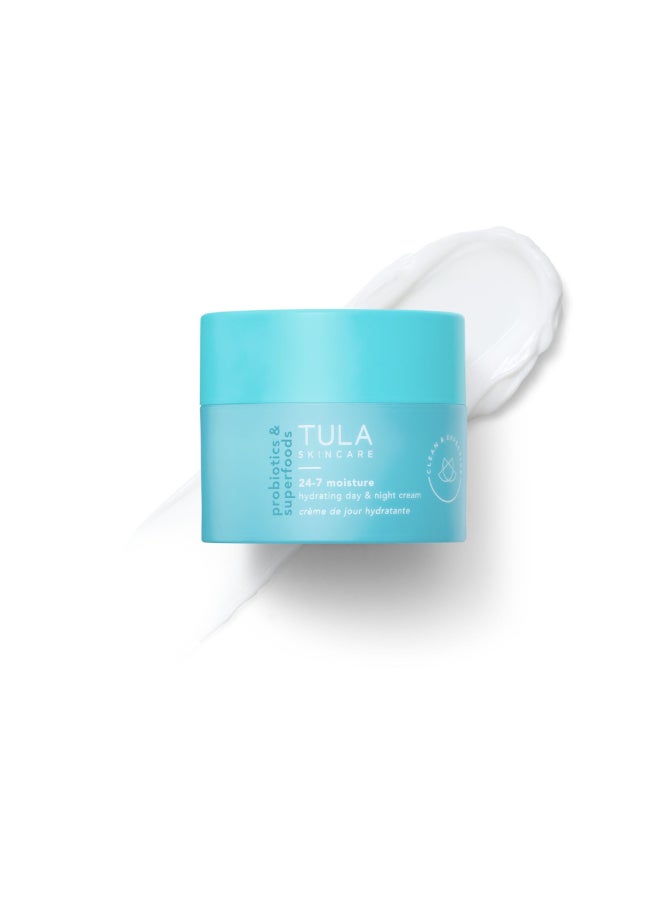 TULA Skin Care Greatest Hits Skincare Discovery Kit Includes Gold Glow Get It Eye Balm 035 oz The Cult Classic Cleanser 50ml 247 Moisture Hydrating Day Night Cream 15ml 3Piece Kit - Image 4