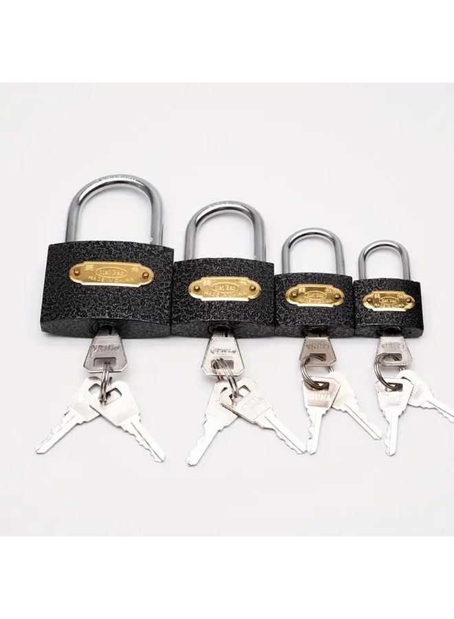 Gray Heavy Duty Waterproof Rustproof Padlock 32mm with 3 Keys - Image 2