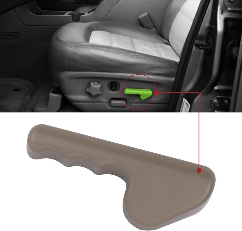 TQPONLY - Seat Recliner Handle, Compatible with 2002-2005 Ford Explorer Mercury Mountaineer Left Driver Side (Beige) Replaces 1L2Z-7862623-AAB - Image 2