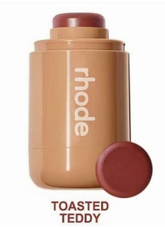 rhode The Pocket Blushes, Creamy Blush for Buildable Color + Baby-Soft Cheeks, Lip and Cheek Blush Cream, Blush Stick for Cheeks, Hydrates Skin Longlasting Non-Stick 0.18 Oz (Toasted Teddy) 