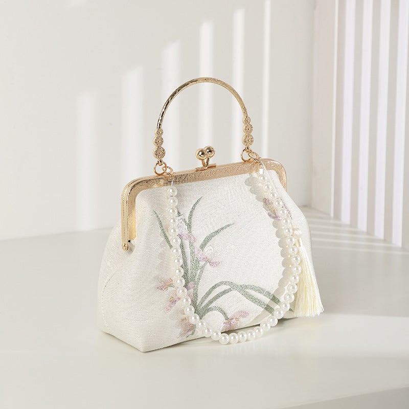 Chinese Style Crossbody Bag with Embroidery, Women - Image 4