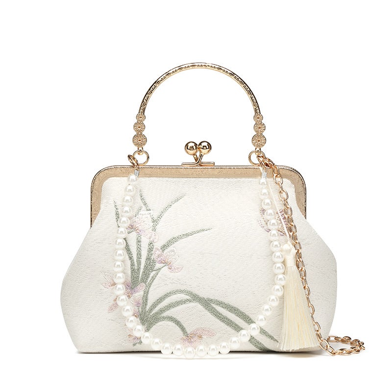 Chinese Style Crossbody Bag with Embroidery, Women - Image 5