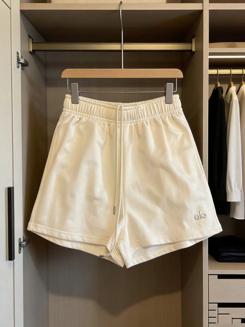 alo377 Reflective Shorts 2026 New Arrival - Multi-Color Mid-Waist Drawstring Pants for Men and  Women - Image 4