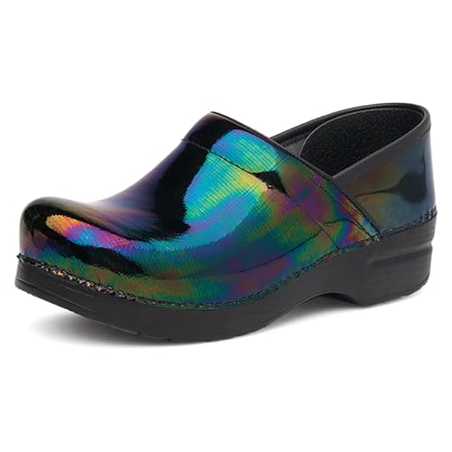 Dansko Women’s Professional Slip-On Clogs –Rocker Sole and Arch Support for Comfort-Ideal for Nursing, Food Service, Healthcare Petrol 5.5-6 M US - Image 1