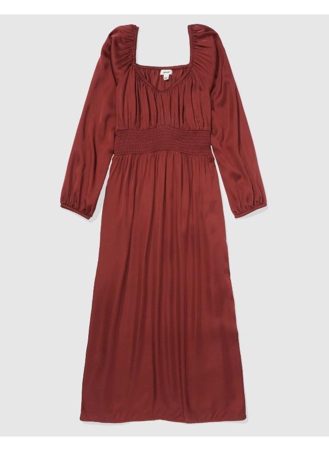 Aerie - Sweetheart Neck Satin Dress - Image 1