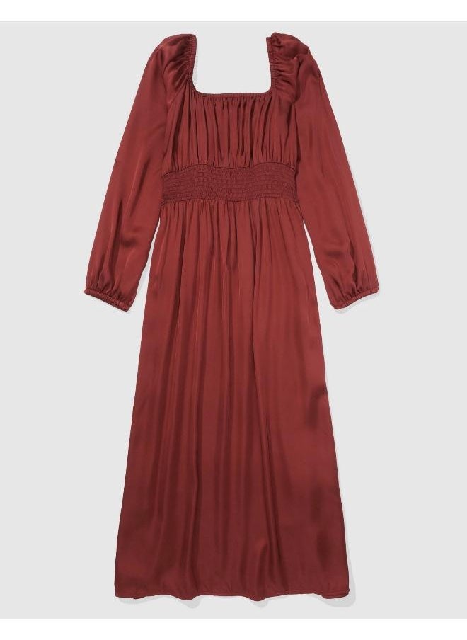 Aerie - Sweetheart Neck Satin Dress - Image 1