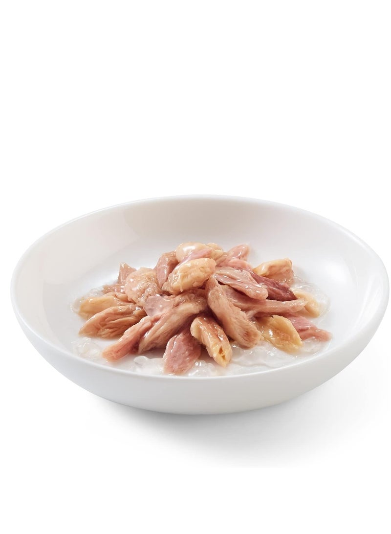 Schesir Schesir Dog Multi Pack Tuna With Seabass,Wet Food In Jelly For Dogs 4X85G  - Image 4