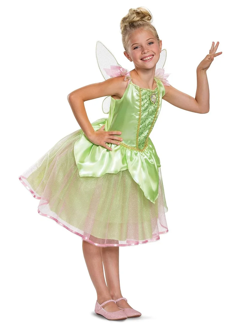بارتي سينتر Disney Tinker Bell Classic Costume for Girls, Child Dress-Up Outfit