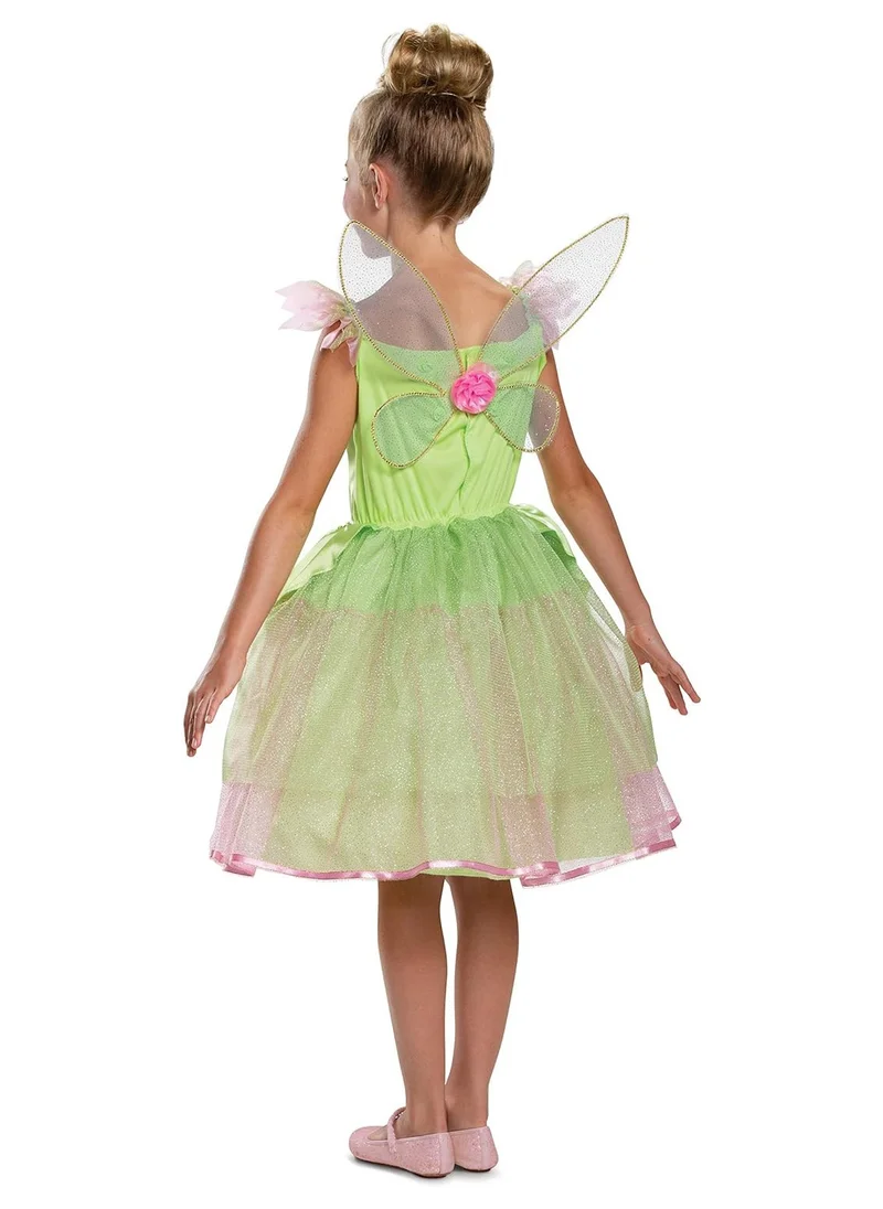 بارتي سينتر Disney Tinker Bell Classic Costume for Girls, Child Dress-Up Outfit