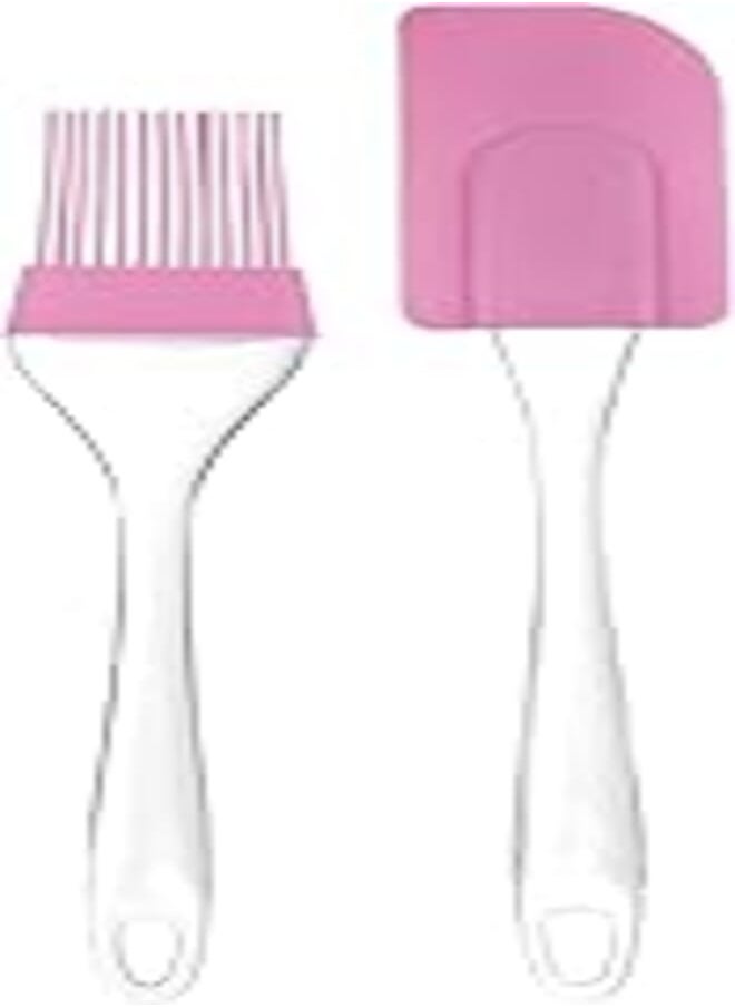 ElYassin elyassin Silicone Spatula Brush and Hanger, Assorted Colors, 6 x 23 cm 