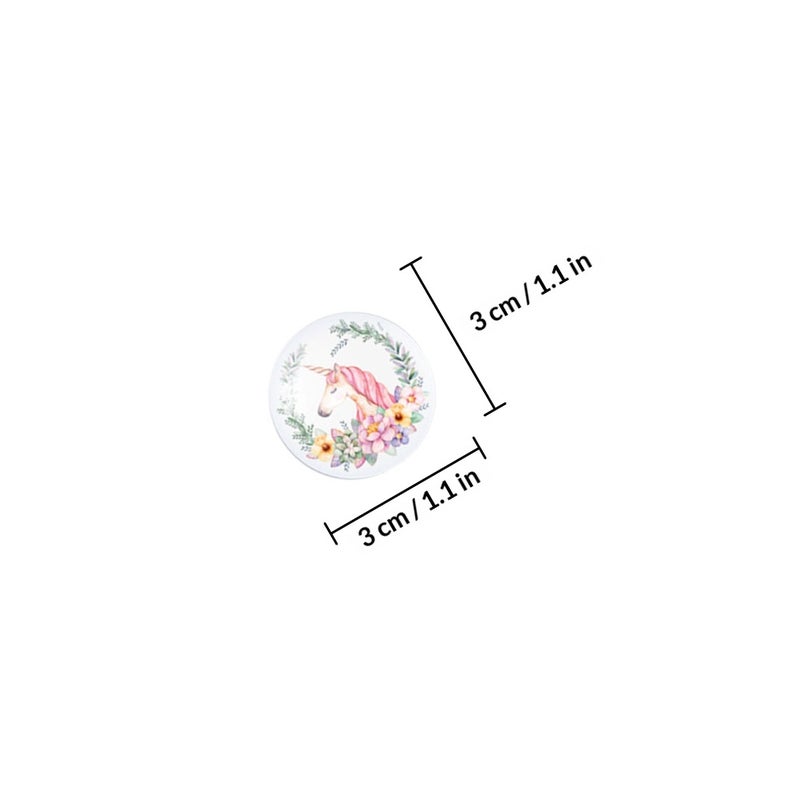 1 Set/12PCS Pattern Fridge Magnet Crystal Glass Fridge Magnet(30MM) - Image 2