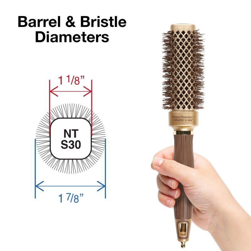 Olivia Garden NanoThermic Ceramic + Ion SQUARE Shaper Hairbrush - Image 2