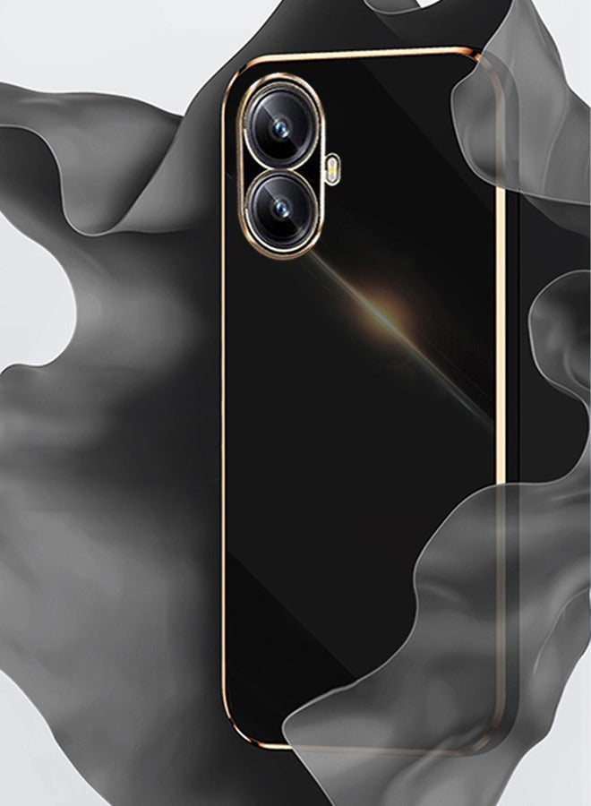 Back Case Cover for realme C55 4G Back Cover | Gold Electroplating Chrome | Raised Edges | Super Soft-Touch | Bumper Back Case for realme C55 4G - Image 2