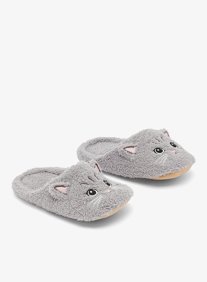 جينجر شبشب غرفة نوم فرو صناعي مريح - Image 2