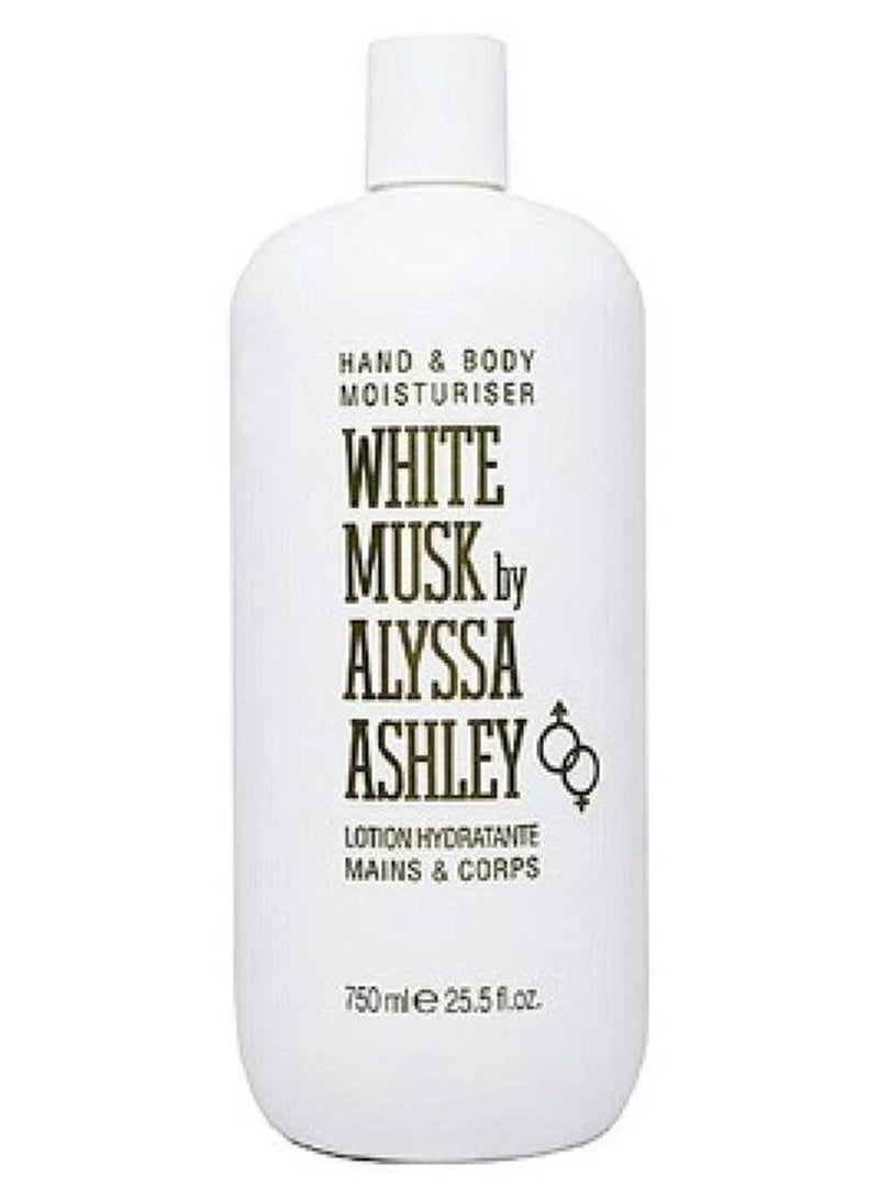 ALYSSA ASHLEY لوشن المسك الأبيض لليدين والجسم - Image 1
