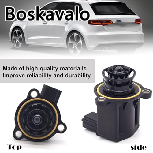 Boskavalo Turbocharger Diverter Bypass Valve Replacement for A3 A4 TT/SEAT LEON/CC EOS GTI JETTA PASSAT PASSAT CC TIGUAN OEM:06F145710B 06F145710C 06F145710G 06H145710D - Image 4
