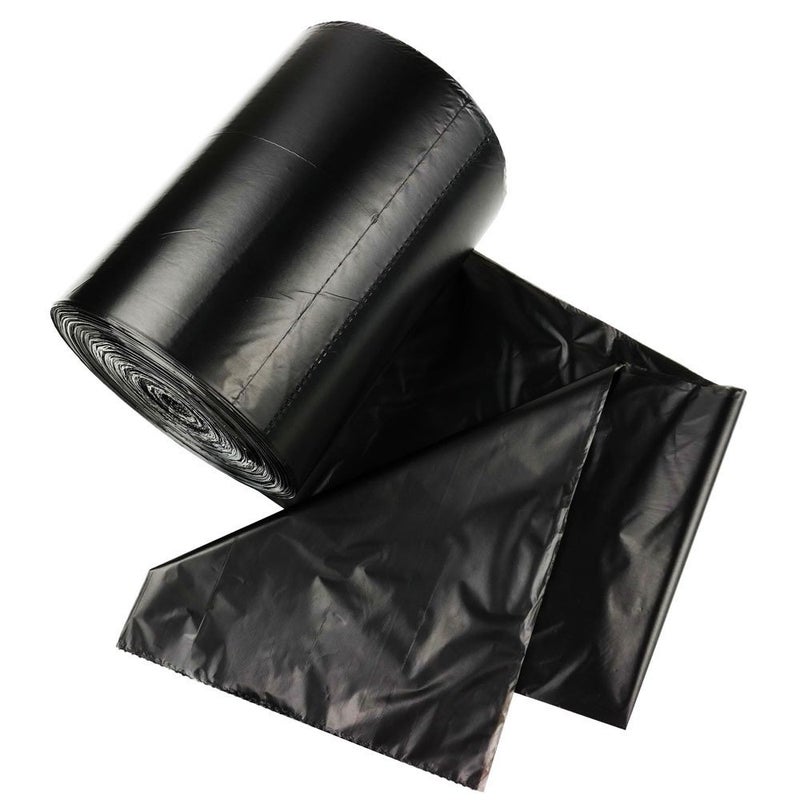 Nicesh 10 Gallon Kitchen Trash Can Liners 130 Counts Black
