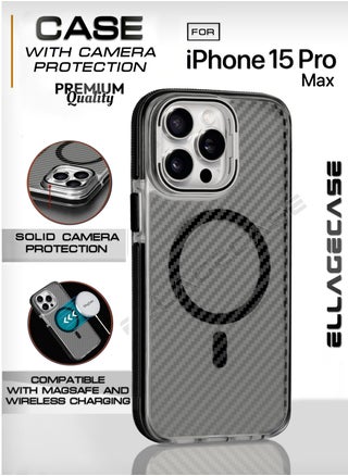 Case with stand for iPhone 15 Pro Max, Solid Camera Protection, Shockproof, Compatible with Magsafe and Wireless Charging - pzsku/ZB985F83F367A5F89DD83Z/45/_/1731676736/7ddf617e-836a-49b9-bce6-f840178d57b2