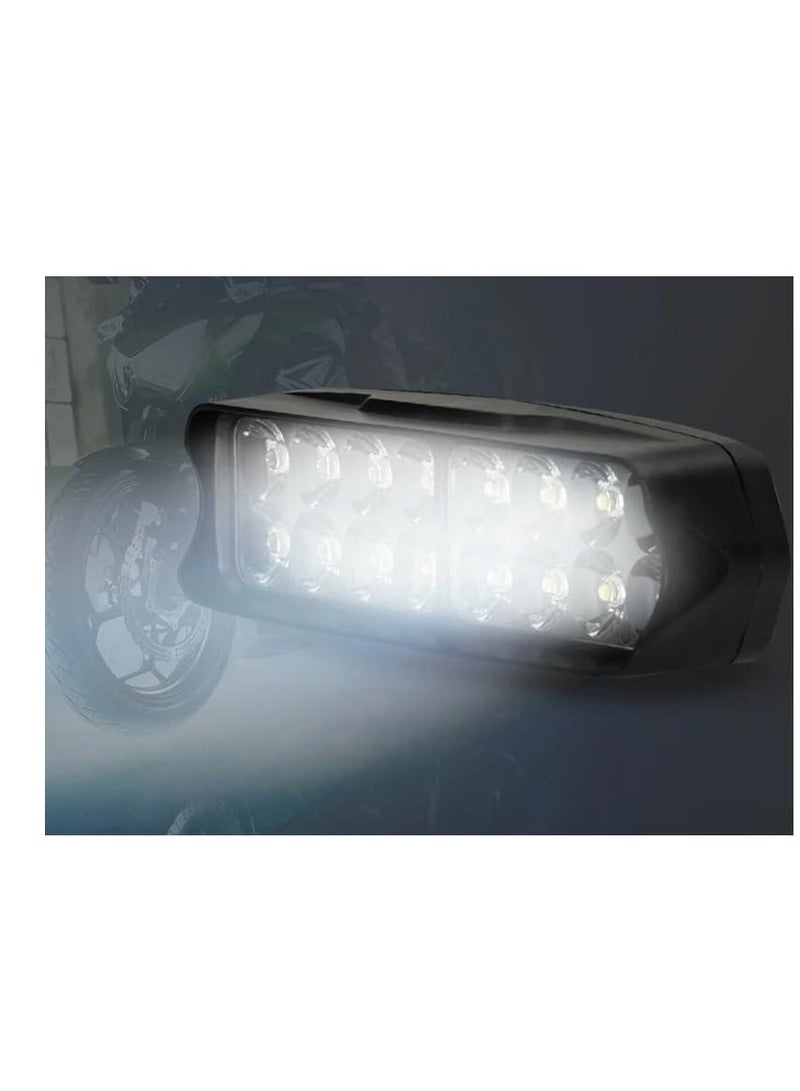 Generic LED Fog Light 16 LED Fog Light Projector White Light 3 Tips Stable and Shaker, Suitable for Cars, Bikes, Motorcycles, Trucks Off-Road - Plastic Body  - Image 2