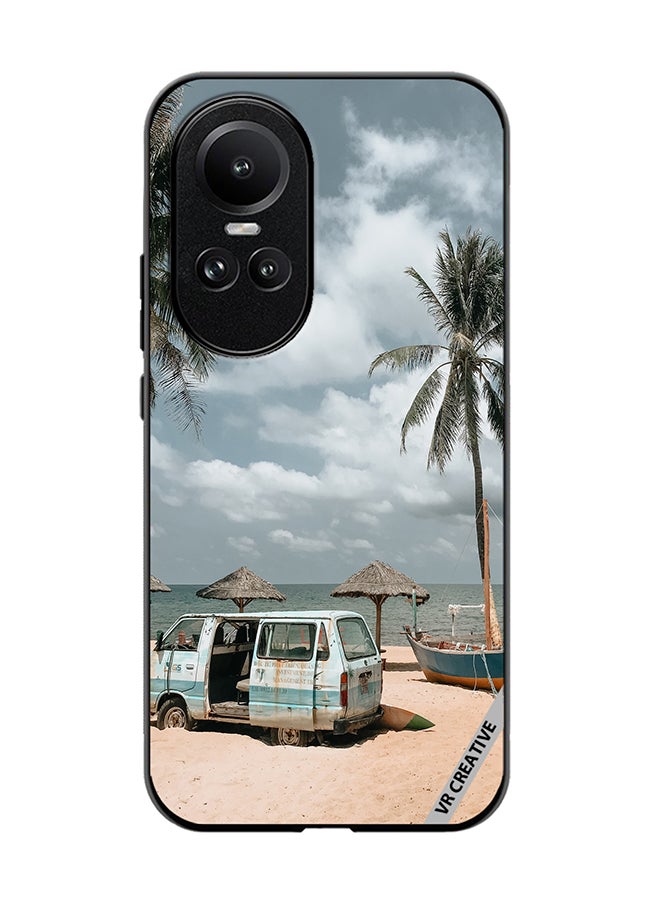 VR CREATIVE Protective Case Cover For Oppo Reno 10 Moody Summer Day Design Multicolour - Image 1