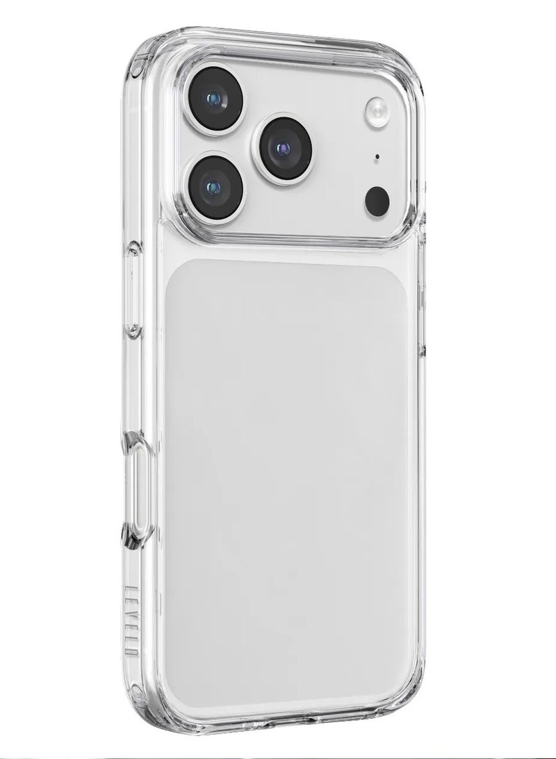 LEVELO iPhone 17 Pro Max Case Clara Long-Lasting Clarity TPU+PC With Enhanced Camera & Screen Protection / Precision Fit / Shock-Resistant-Bumper / Ever-Clear Technology Back Cover - Transparent - Image 2