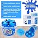LAWOHO Blue Clear Slime Blueberry Slime Kit for Kids Crunchy Slimes with 8 Slime Add Ins Jelly Cube Slimes for Kids Party Favors Birthday Christmas Easter Gifts for Girls Boys Age 812 - Image 4