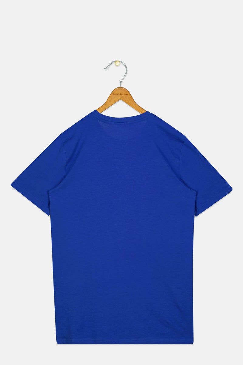 PUMA Kids Boy Crew Neck Short Sleeve Outdoor T-Shirt, Blue - Image 2