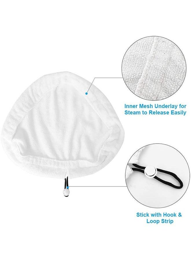 yongsheng 6pcs Home Clean Steam Mop Reusable Replacement Microfiber Cleaning Pads Washable Cloths Compatible for Steamboy H2O  - Image 2