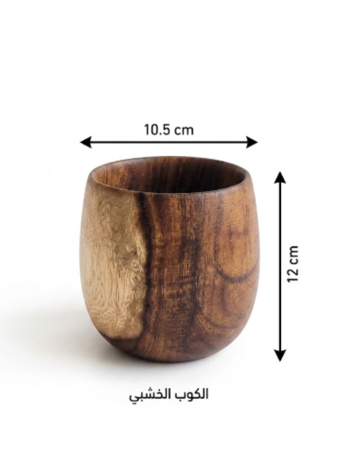 سيتى جلاس كوب من خشب السرسوع  من سيتي جلاس - Image 2