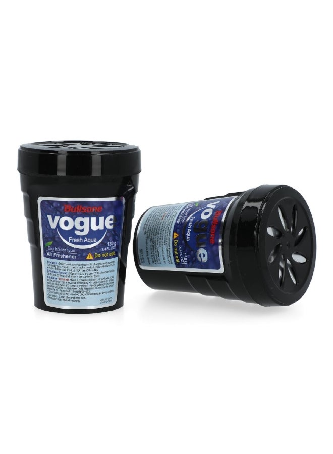 بولسون ACR-235-00009 فوج معطر جو للسيارة متوافق مع حامل الأكواب برائحة انتعاش البحر قطعتين 130 غرام - Image 4