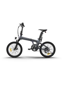 ADO ADO Electric Bike Air 20Lite, Foldable Ebike with 350W Brushless Motor, High-Efficiency Carbon Belt, 36V/9.6Ah Removable Battery, 25-35 km/h, APP Control, 20" Tires, Aluminum Alloy Frame, Front Fork Suspension (Black Grey)  - Image 2
