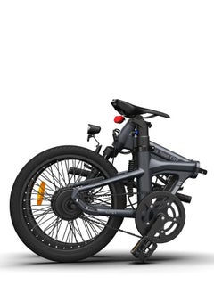 ADO ADO Electric Bike Air 20Lite, Foldable Ebike with 350W Brushless Motor, High-Efficiency Carbon Belt, 36V/9.6Ah Removable Battery, 25-35 km/h, APP Control, 20" Tires, Aluminum Alloy Frame, Front Fork Suspension (Black Grey)  - Image 4