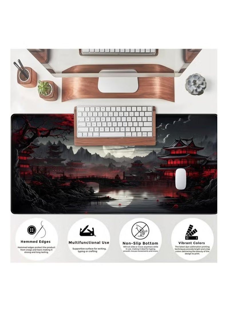 Beauenty Large full moon XXL mouse pad 900*400*3mm laptop game pad desk pad - Image 2