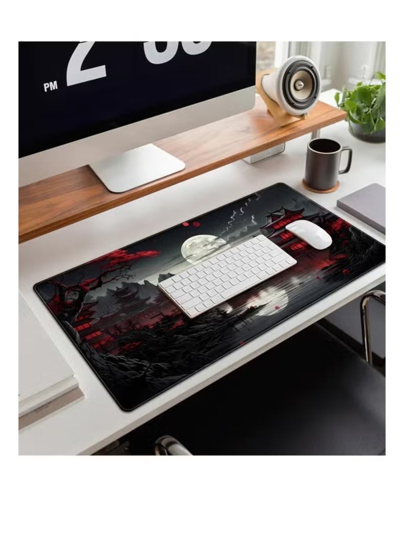 Beauenty Large full moon XXL mouse pad 900*400*3mm laptop game pad desk pad - Image 5