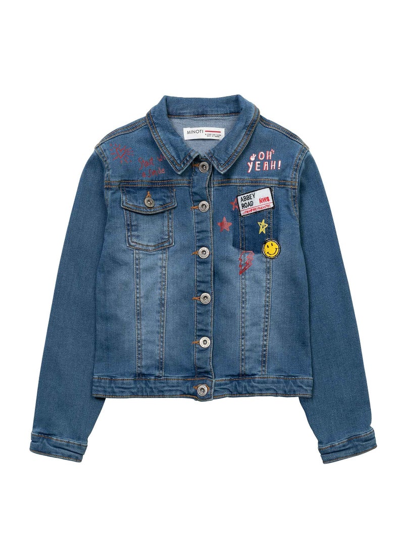 MINOTI - Girls Denim Jacket - Image 1