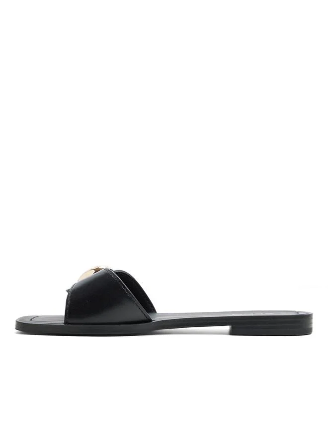 Aldo  Somer Ladies Black Flat Sandals for Women | Best Price UAE