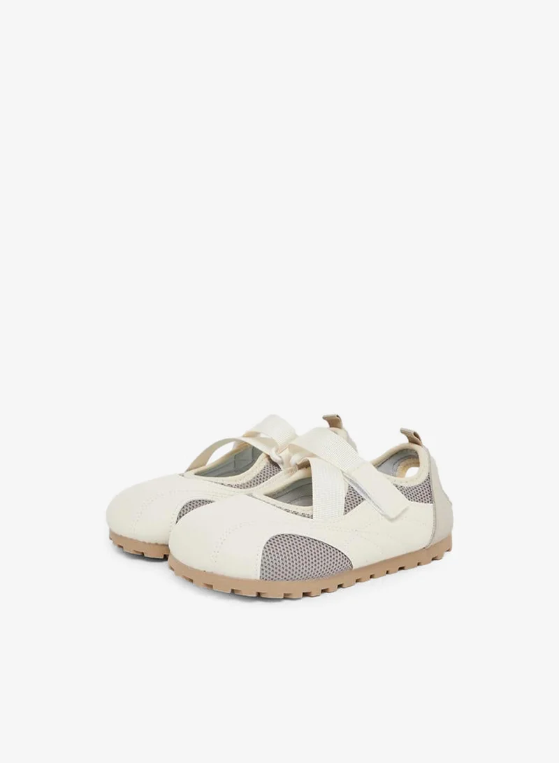 ستايلي حذاء باليرينا بنمط ألواح للبنات