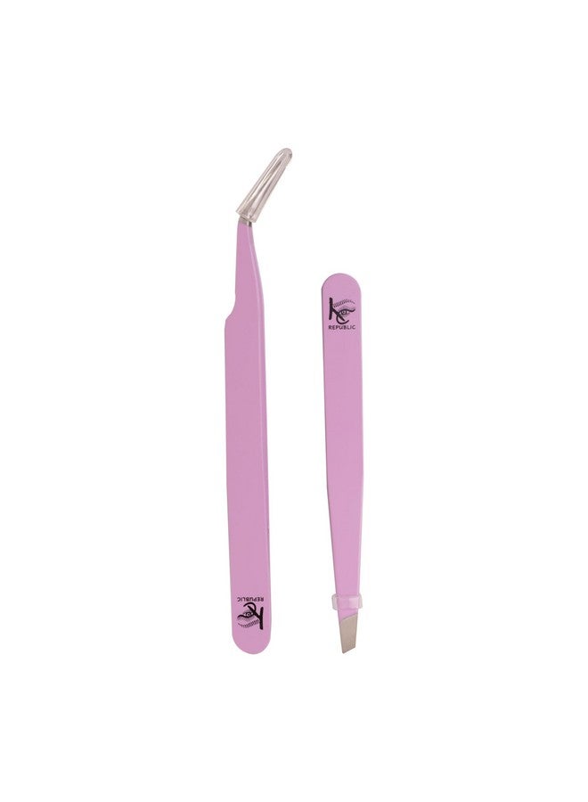 KC Republic Eyebrow Extensions Premium Kit With 4 Trays Of Mink Eyebrows In Light Brown Brown Dark Brown Black Comes On Mixed Length Trays 58 Mm Mix Eyebrow Premium Glue & Extension Tweezers - Image 2
