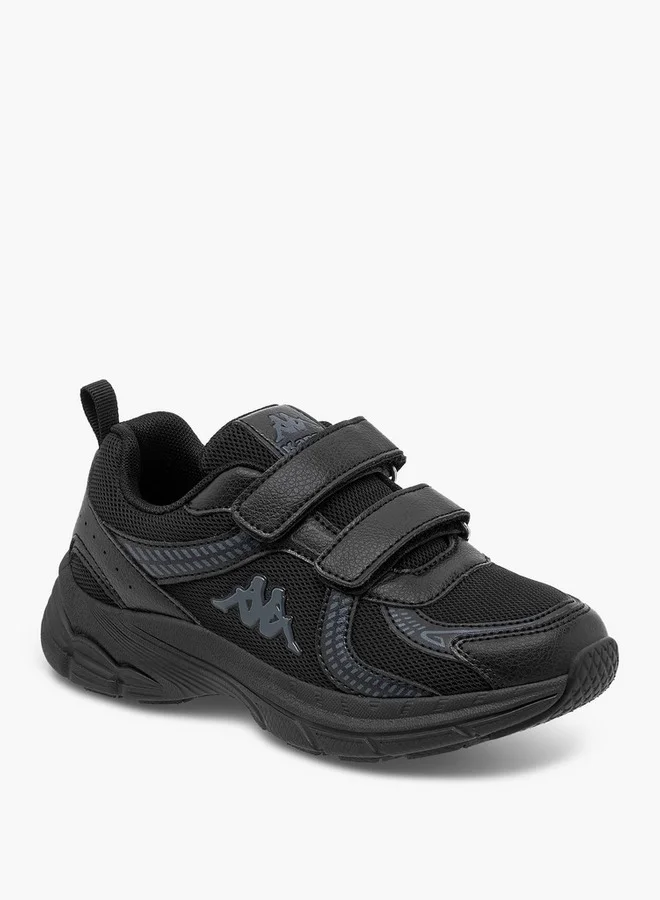 Kappa Boys' Logo Detail School Shoes with Hook and Loop Closure