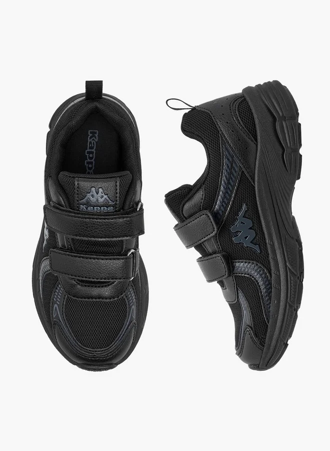 Kappa Boys' Logo Detail School Shoes with Hook and Loop Closure