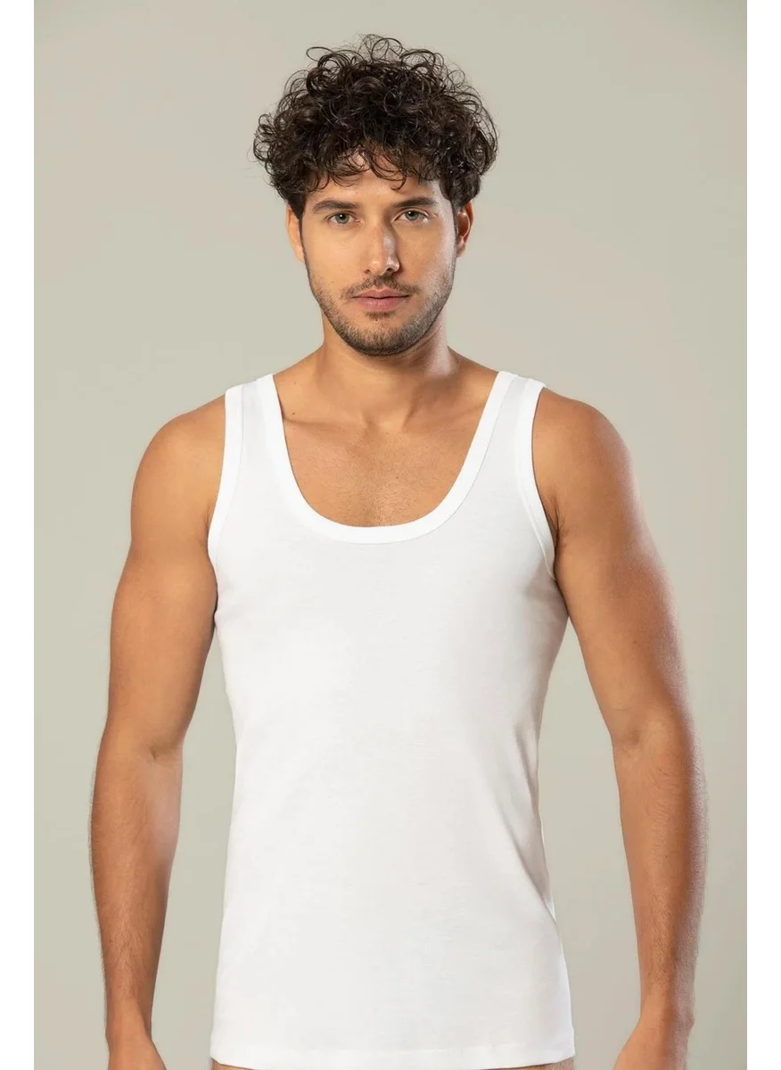 إيردم Men's Ribana Classic Suspender Undershirt 1110 - 3 Pieces