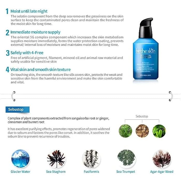 Be The Skin - Botanical Pore Serum - A beauty care for face serum packed with natural ingredients - Formulated to soothe the skin and minimize the appearance of pores - Best daily beauty product for Mom, Girlfriend, Spouse, Her, Women - Image 3