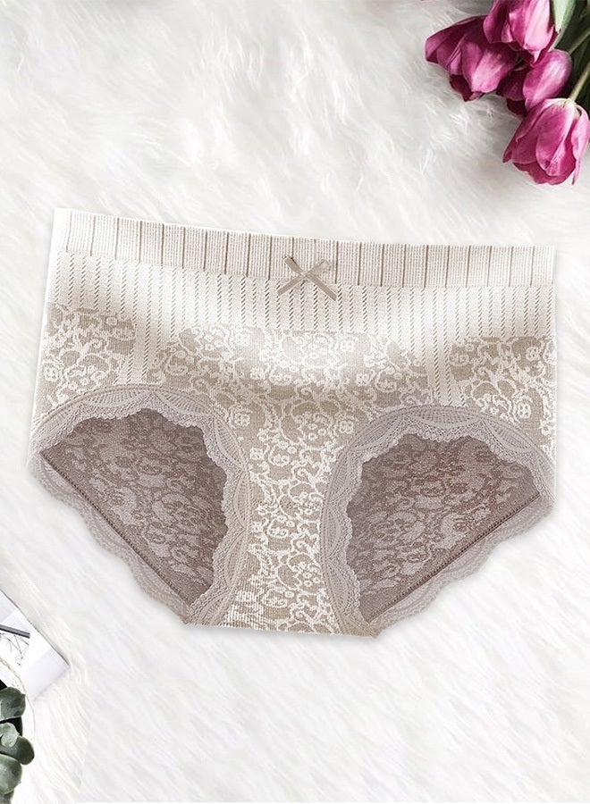 MARGOUN 5 Packs Women's Large Size Lace Panties with High Waist Comfortable and Stylish Underwear for a Flattering Silhouette (Large165/90) - Image 3