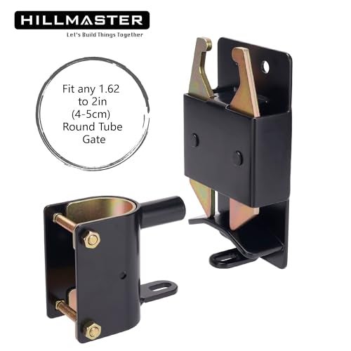 HILLMASTER Heavy Duty 2 Way Farm Gate Latch, Two Way Fence Gate Latch for Metal Gates Livestock Cattle Gate Latches Gate Hardware for Horse Corrals, Ranches(Screws and Instructions Included) - Image 4