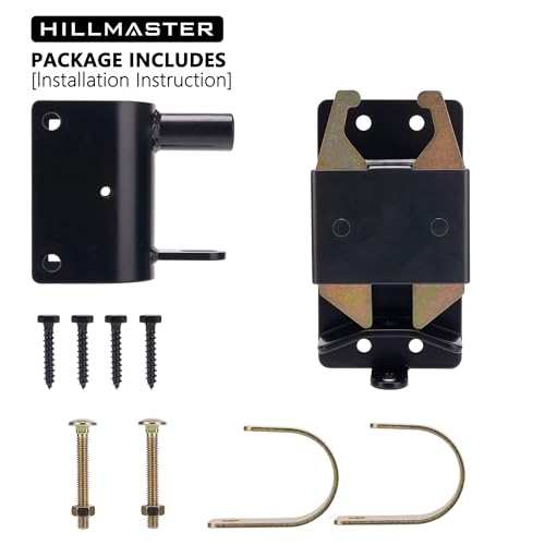 HILLMASTER Heavy Duty 2 Way Farm Gate Latch, Two Way Fence Gate Latch for Metal Gates Livestock Cattle Gate Latches Gate Hardware for Horse Corrals, Ranches(Screws and Instructions Included) - Image 5