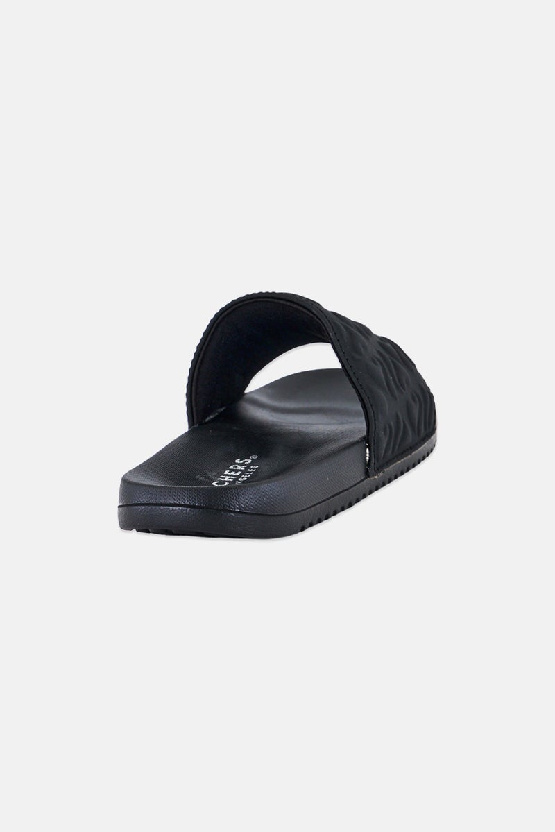 SKECHERS Kids Girl Gambix III Style Hype Slip On Slide, Black - Image 2