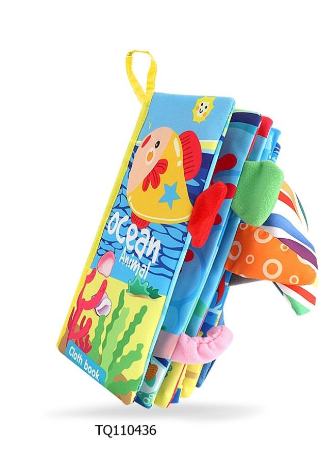 Baby Cloth Book Baby Tear-proof Three-dimensional Tail Ringing Paper Educational Toys Mother And Baby Toys 