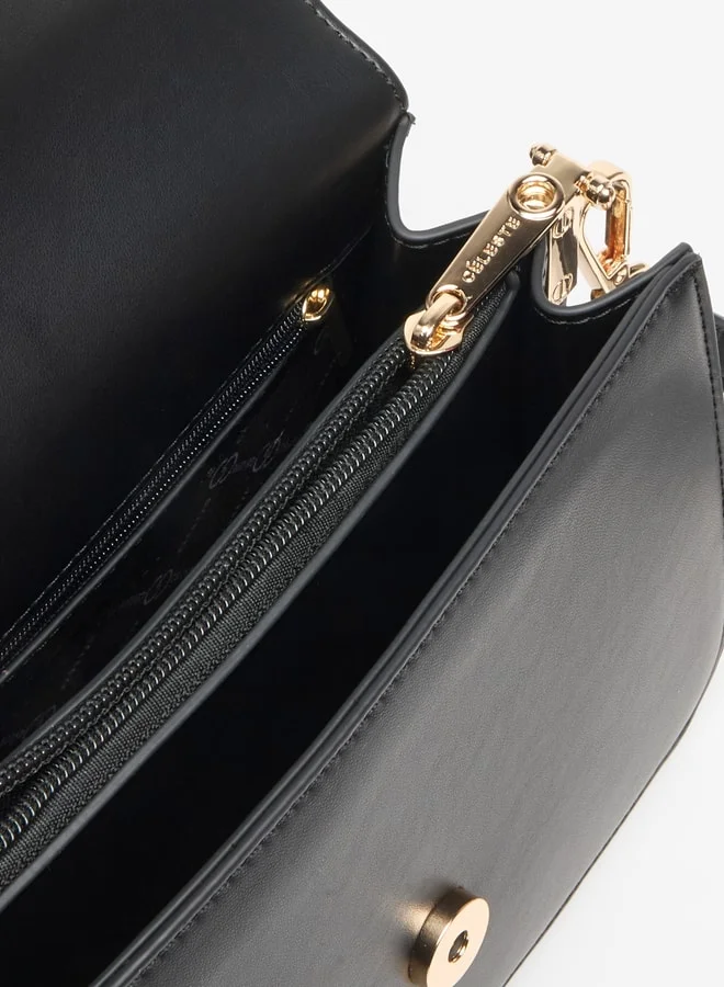 سيليست Embellished Crossbody Bag with Adjustable Strap
