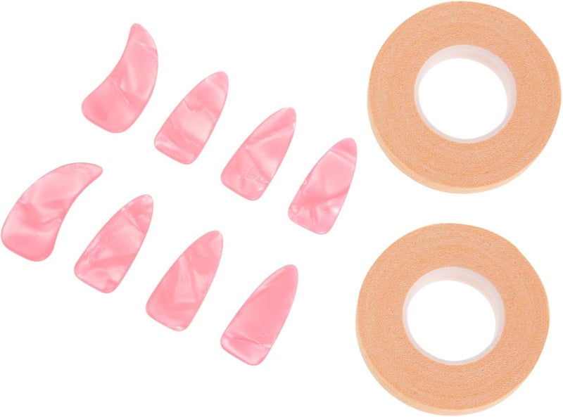 8 Pack Guzheng Finger Covers Nail Tapes for Guzheng Practice Easy-to-use Nail Protectors - Image 1